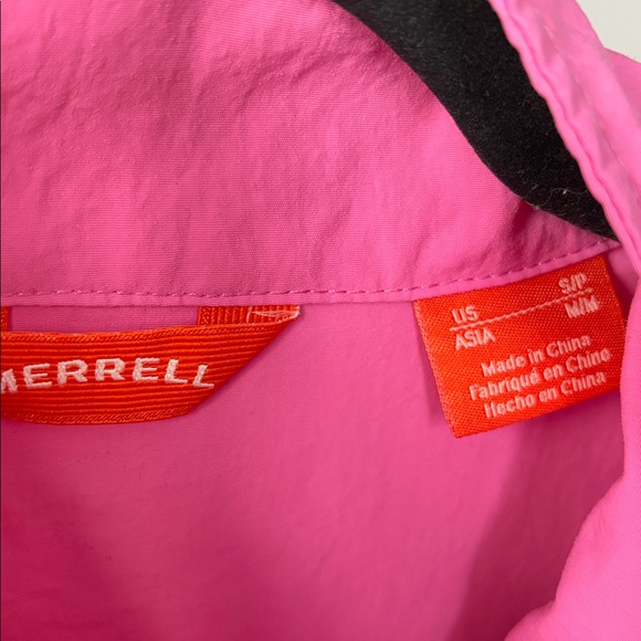 Merrell Supplex Anorak Windbreaker Rainbow Leopard Print Pink 90s Style Jacket - Picture 6 of 9